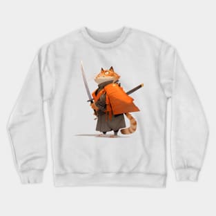 Samurai Meowsterpiece Crewneck Sweatshirt